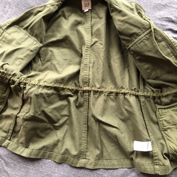 Women's Gap Garment Dyed Utility Jacket - Picture 4 of 8